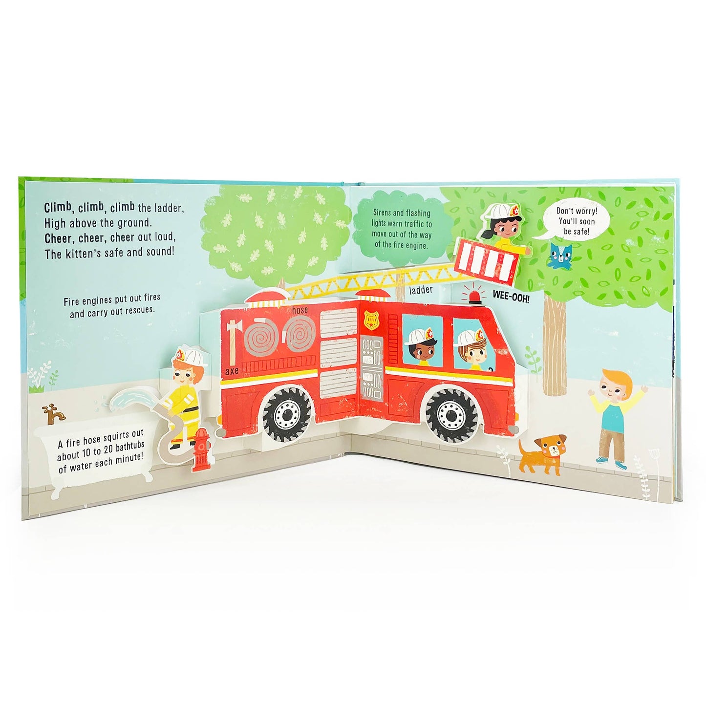 Pop-Up Rescue Vehicles Interactive Board Book