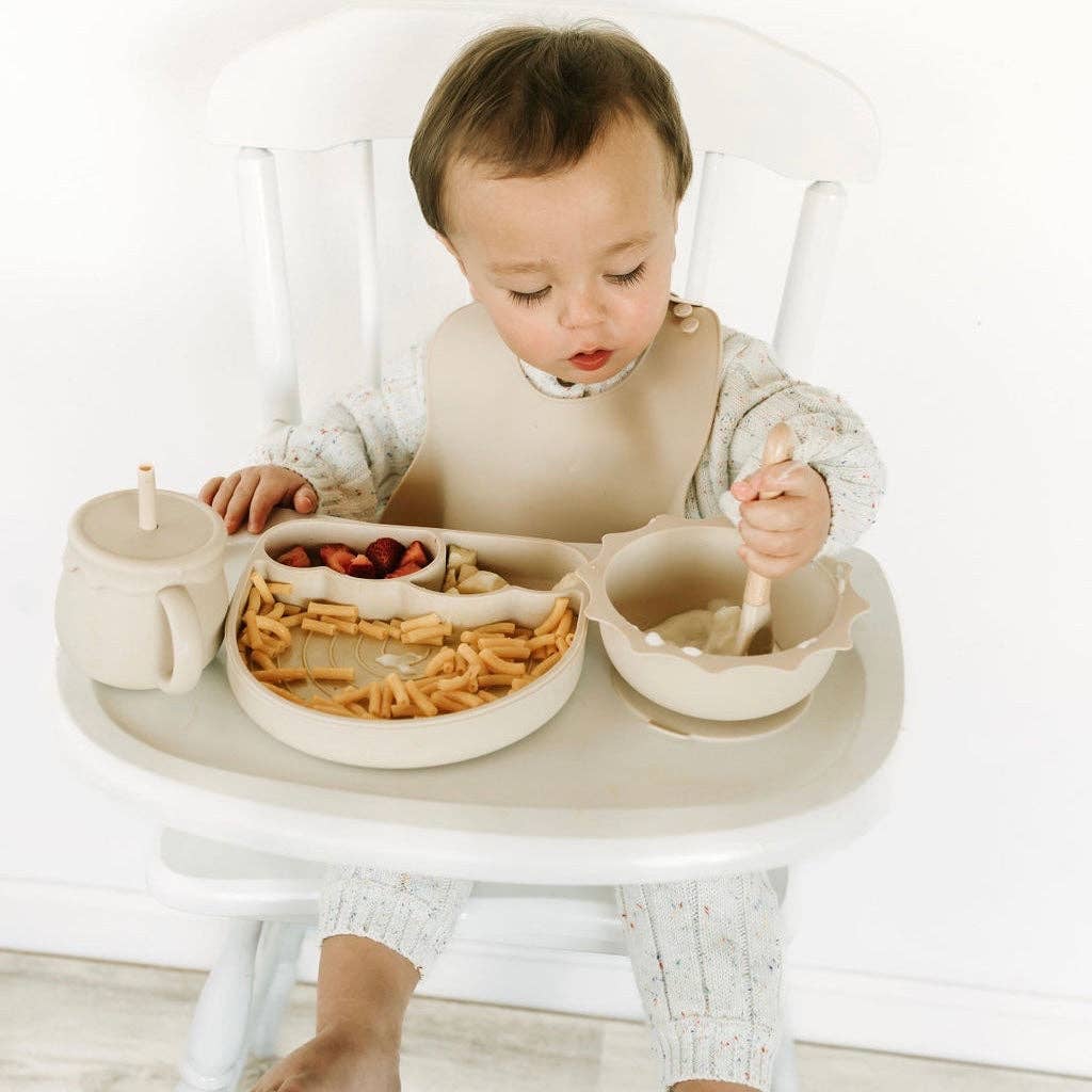 You Are My Sunshine Suction Bowl: Petal Pink