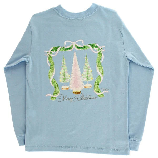 Bottle Brush Christmas Girls L/S