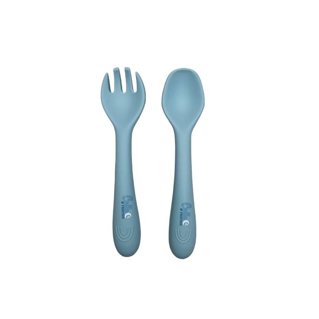 My First Silicone Utensils: Spring Green