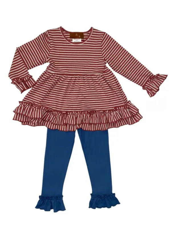 Mila ruffle pant set RB