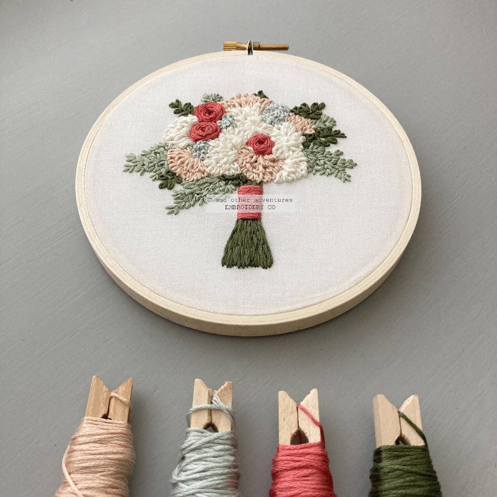 Embroidery Kit - The Analise Bouquet