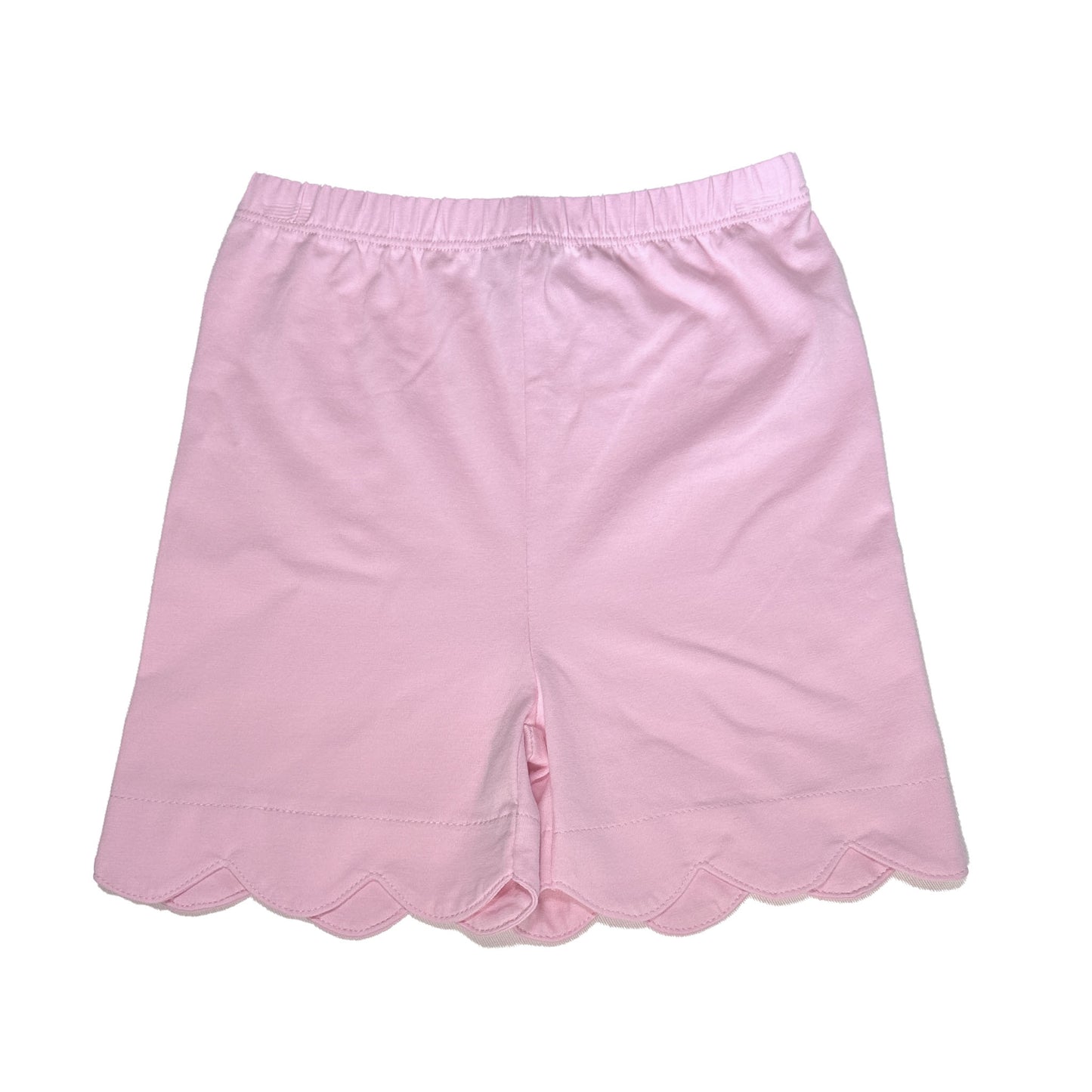 Scalloped Biker Shorts