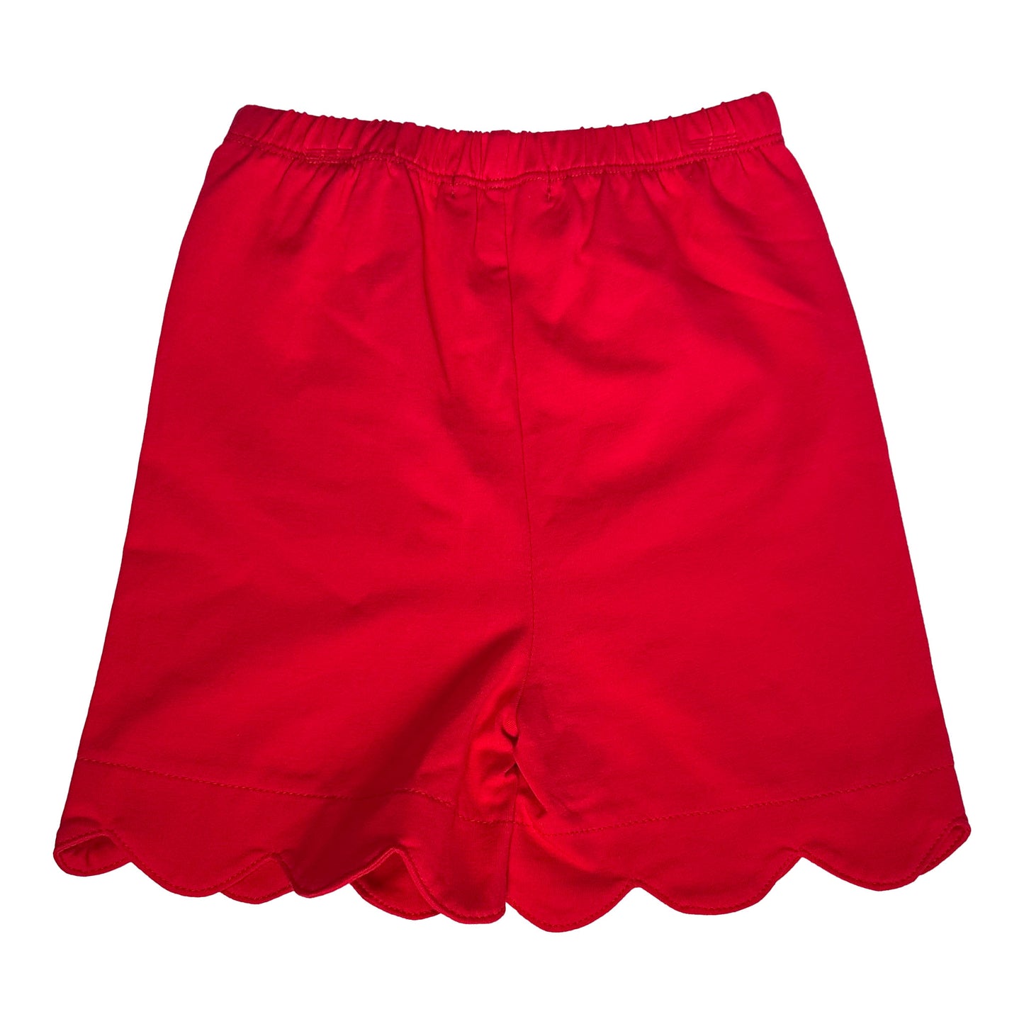 Scalloped Biker Shorts