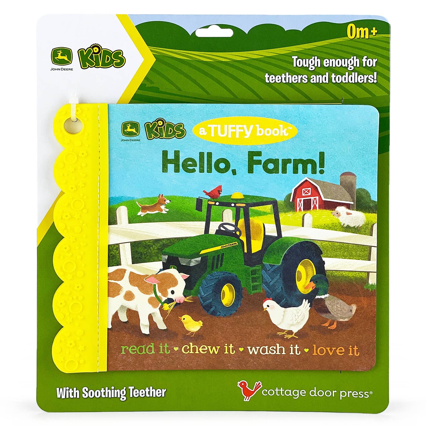 John Deere Kids Hello, Farm! (Tuffy Teether Indestructible)
