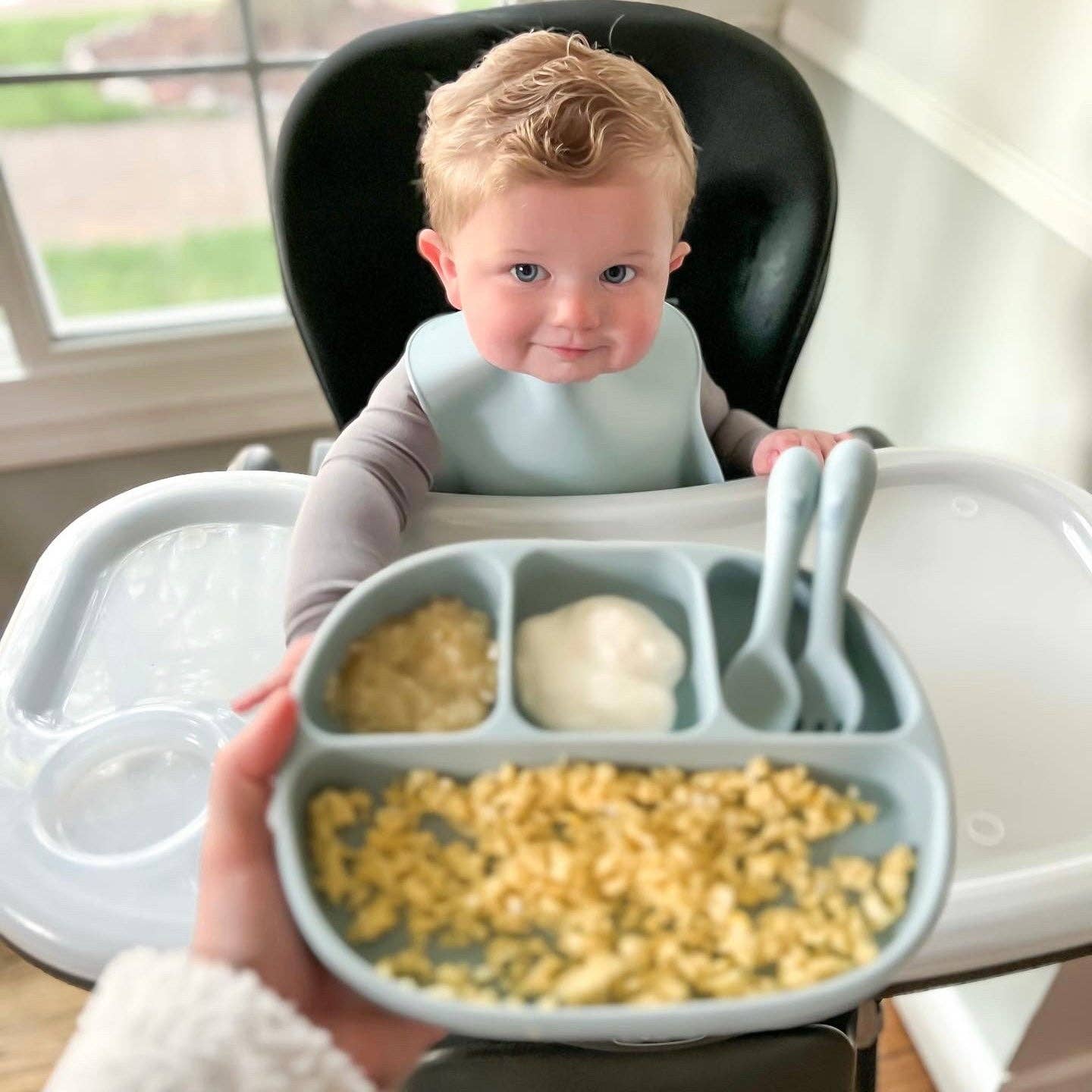 My First Silicone Utensils: Powder Blue