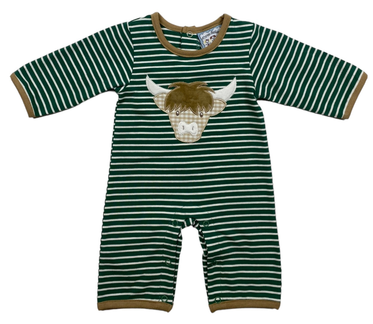 Highland Cow Boys Romper