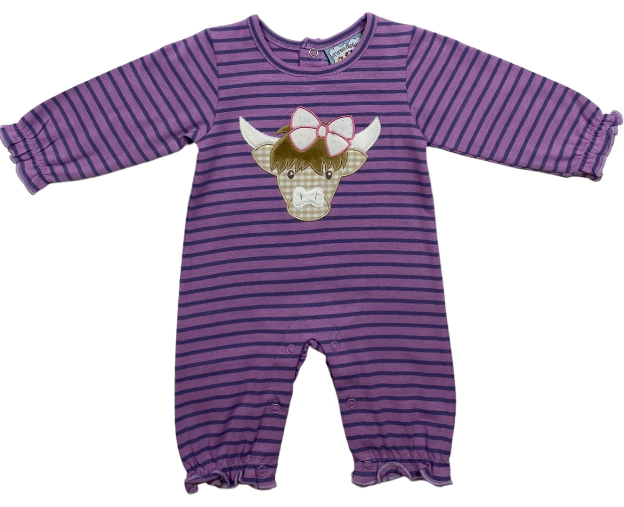 Highland Cow Girls Romper