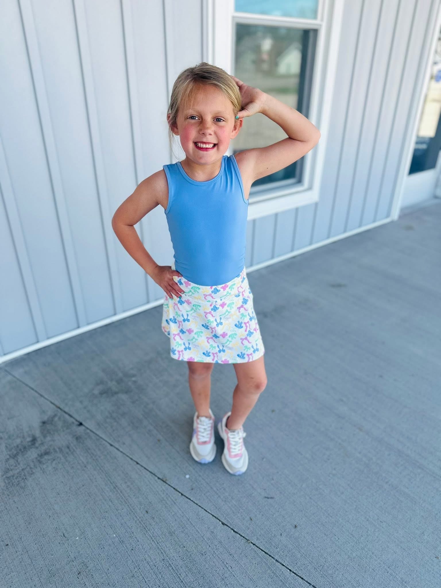Bow-tiful Tennis Skirt – Giggles and Grace LLC - Main Image