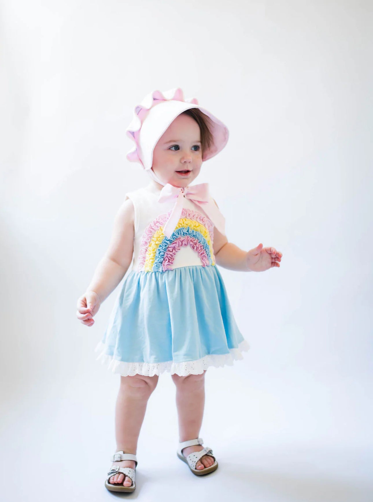 Rainbow Eyelet Bubble