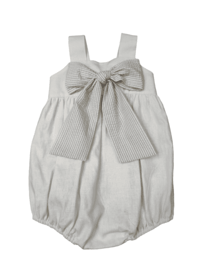 Linen Bow Bubble