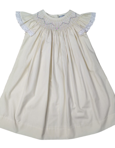 Yellow Gingham Geo Bishop