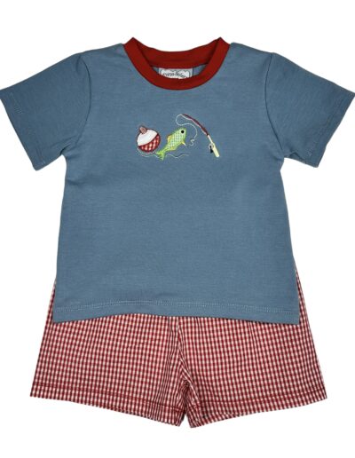 Gone Fishing Short Set