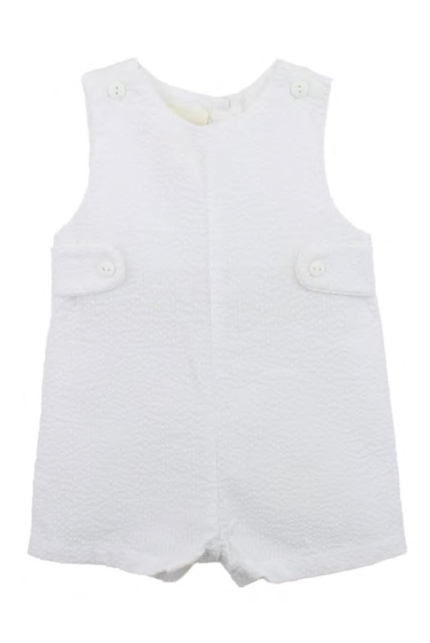 Boys White Romper
