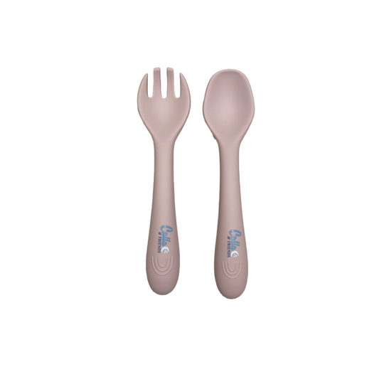 My First Silicone Utensils: Petal Pink