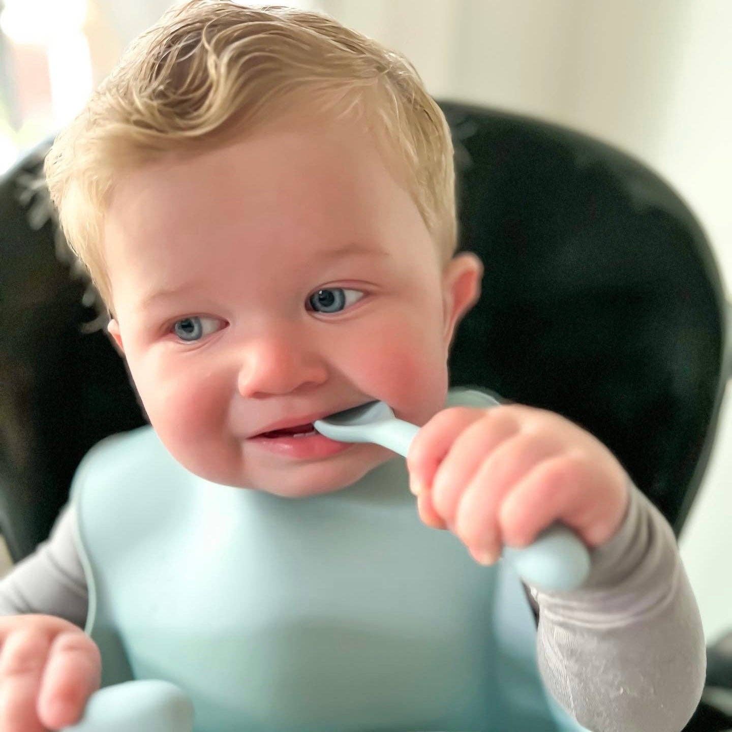 My First Silicone Utensils: Spring Green