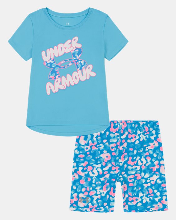 Bubble Logo Biker Short Set