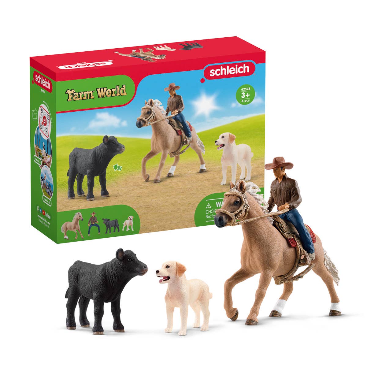Western Riding Adventures Farm Figurine Toys Play Set