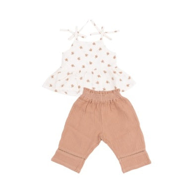 Bitty Blooms Peplum Tank/Pants