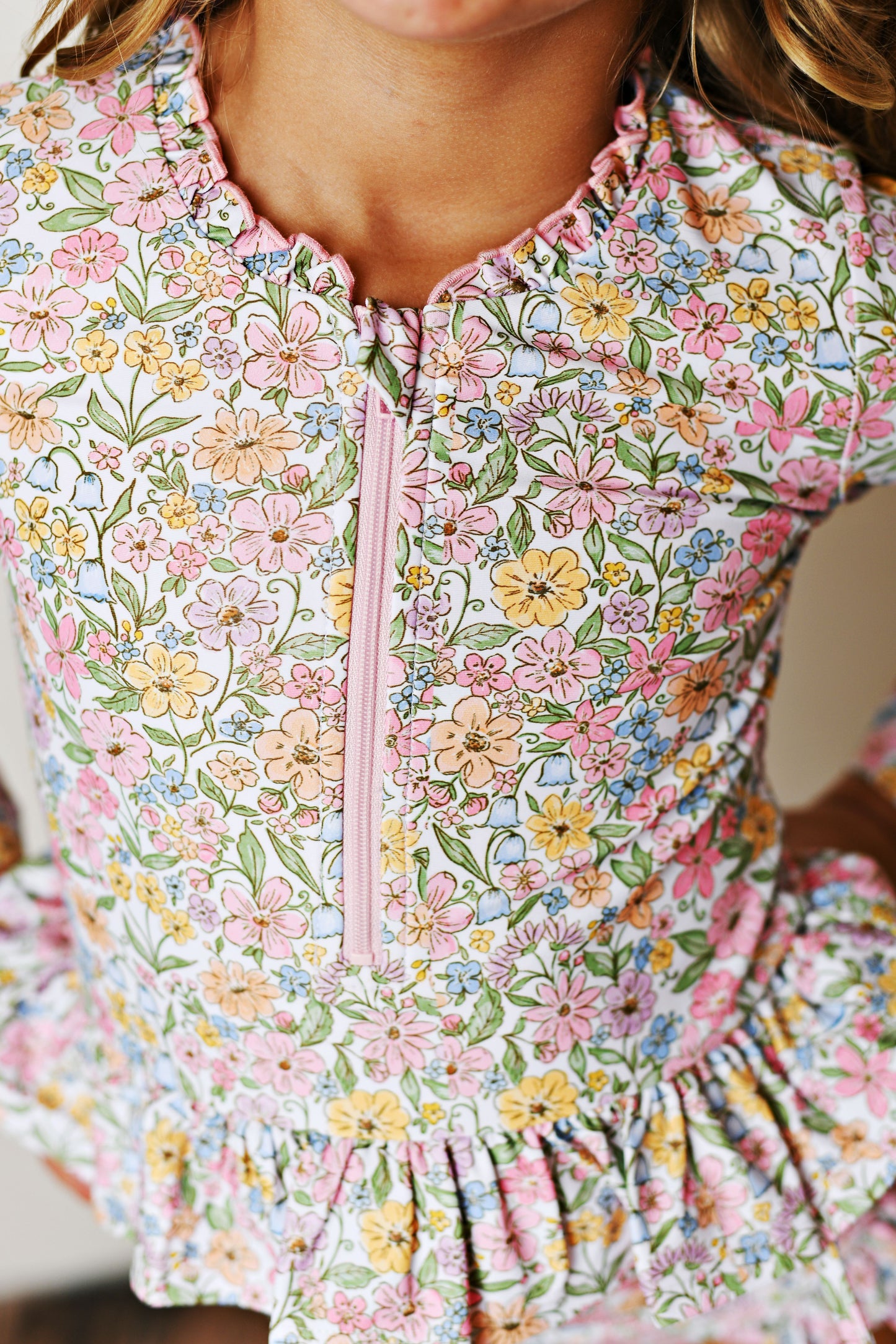 Faded Floral 2 PC Swim