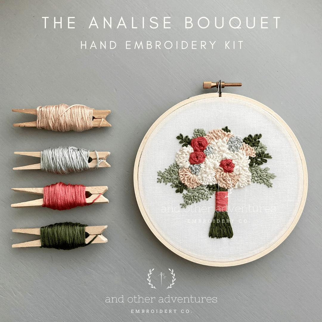 Embroidery Kit - The Analise Bouquet