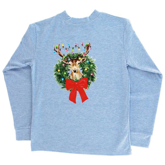 Christmas Buck LS Tee