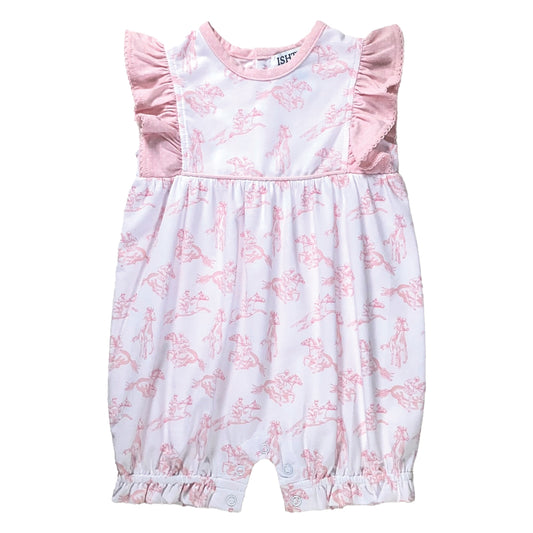 Horse Girl's Romper