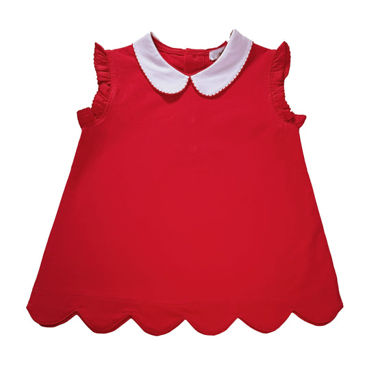 Red Collared Shirt