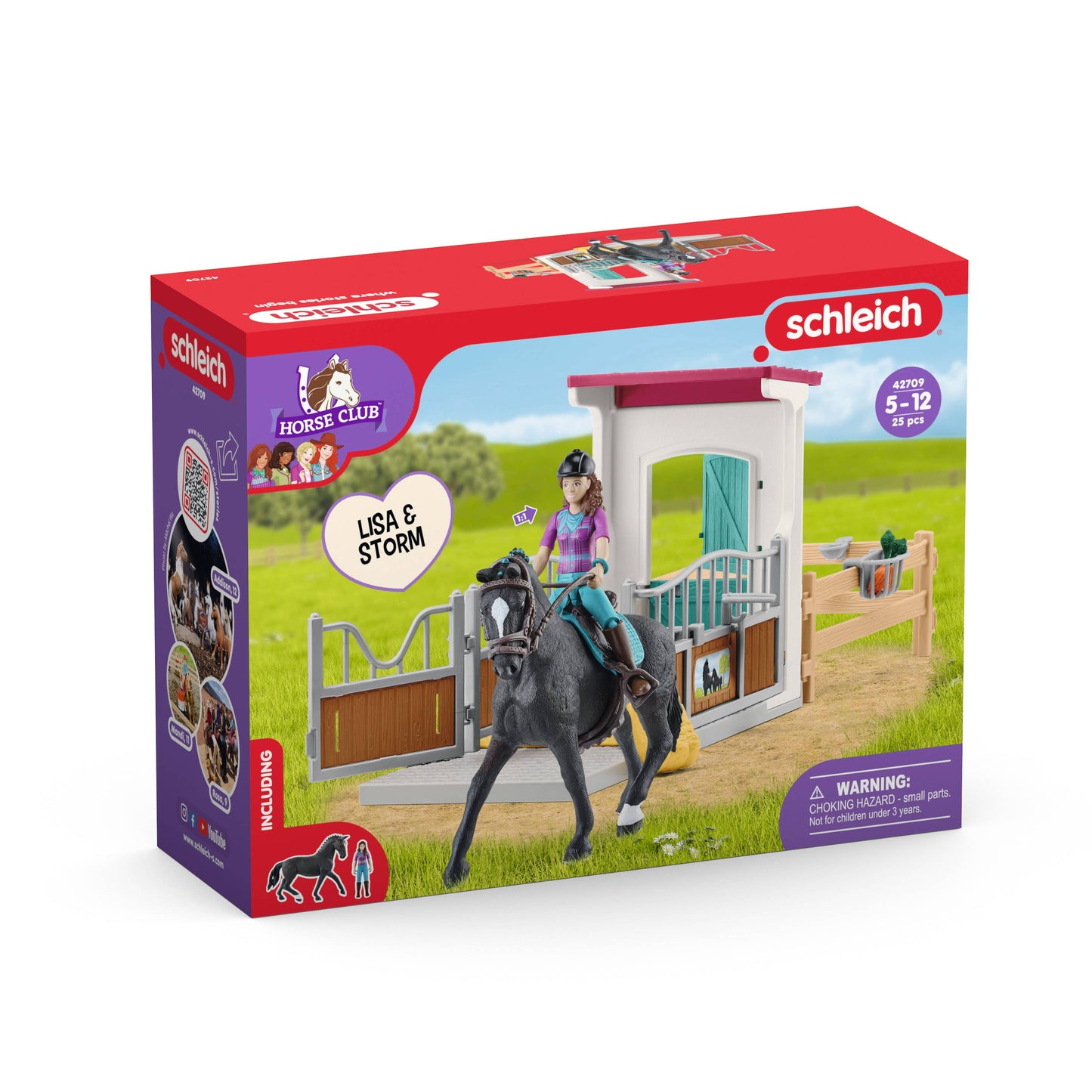 Horse box with Lisa & Storm Playset with Horse and Rider