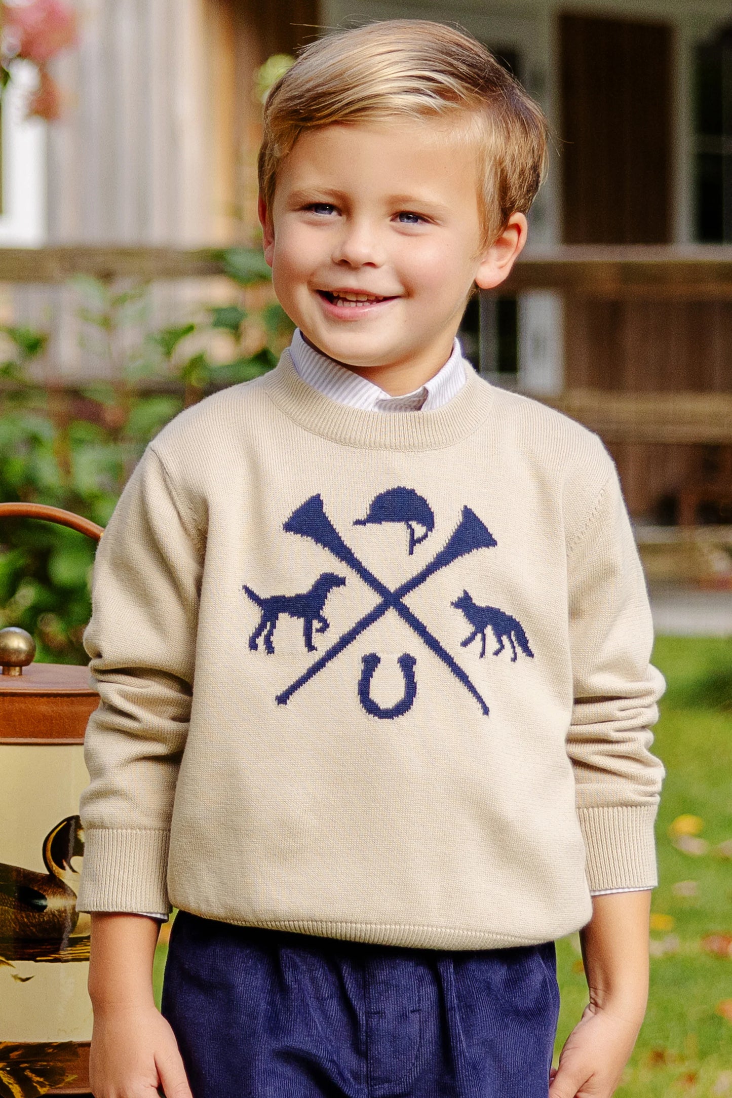 Isaacs Intarsia Sweater