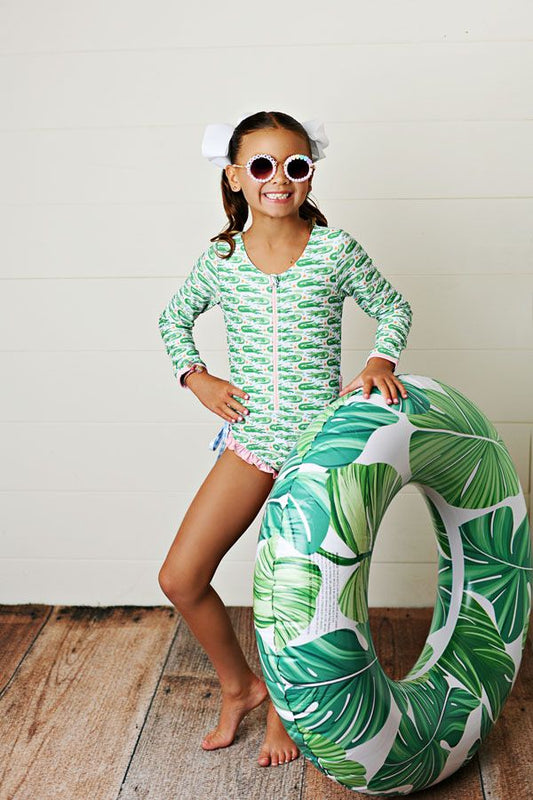 Alligator Girls Rashguard Swim