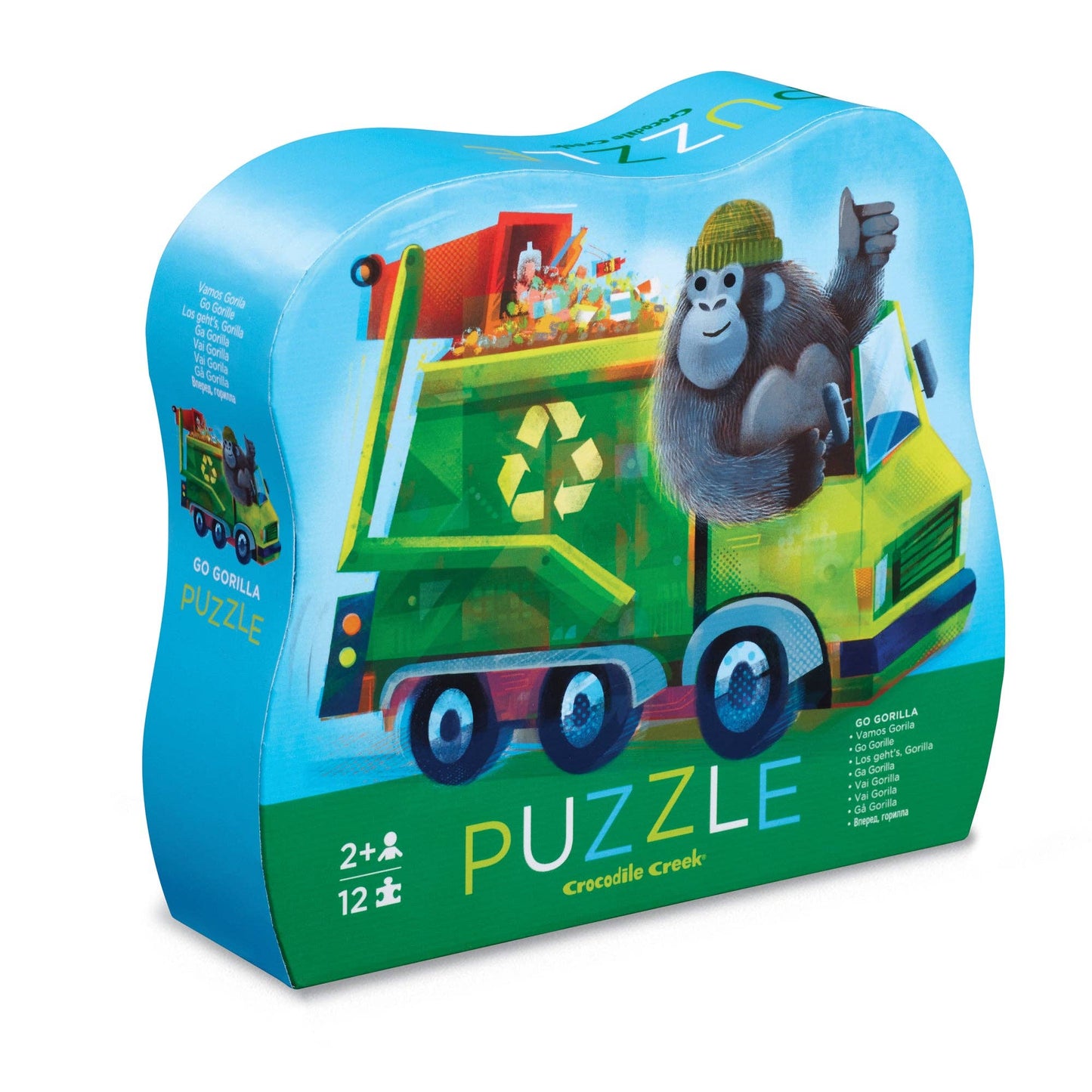 12-Piece Mini Puzzle - Go Gorilla