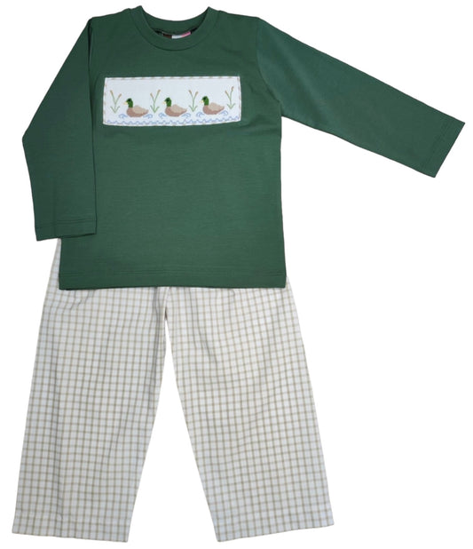 Mallard Duck Boy Pant Set