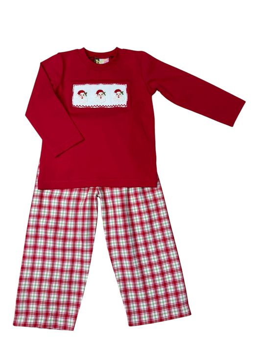 Ho Ho Ho Smocked Pant Set
