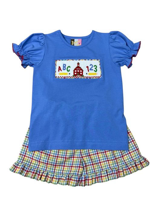 School Days Girls Short Set