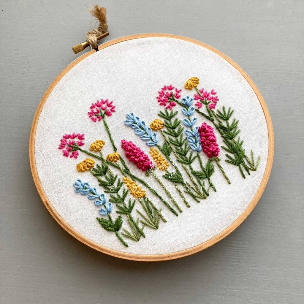 Beginner Embroidery Kit - Meadow in Happy Day