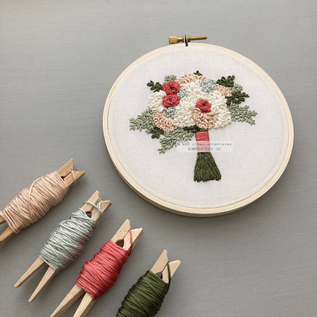 Embroidery Kit - The Analise Bouquet