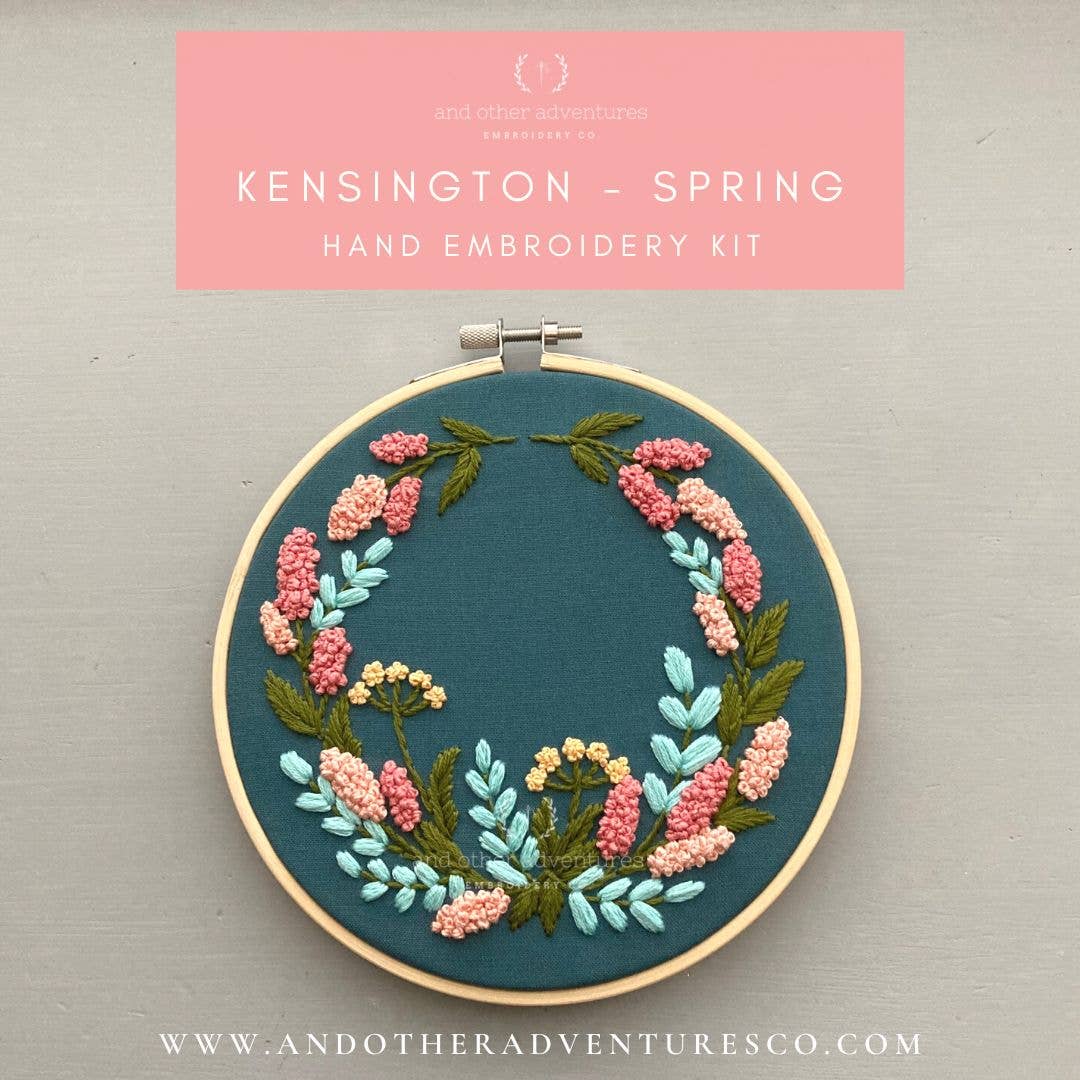 Hand Embroidery Kit - Kensington Spring