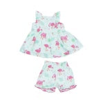 Flamingos Tank Set