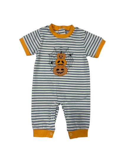 Jack O' Lantern Boys Romper