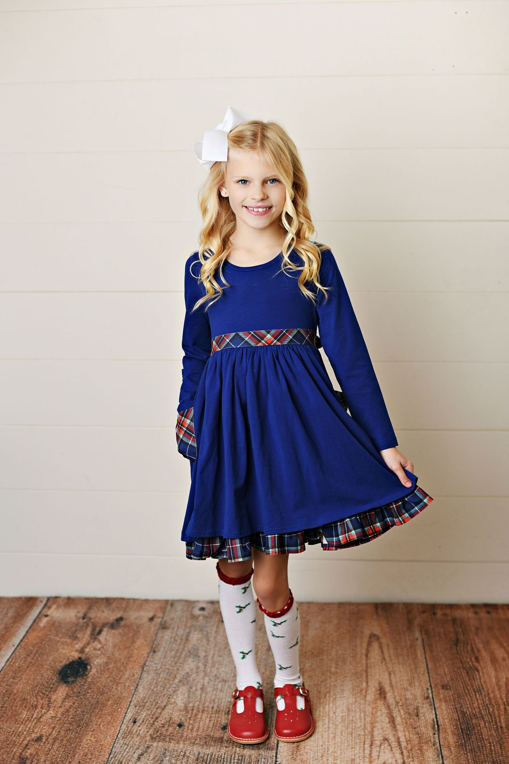 Blue Christmas Dress