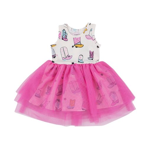 Boots Twirly TuTu Dress