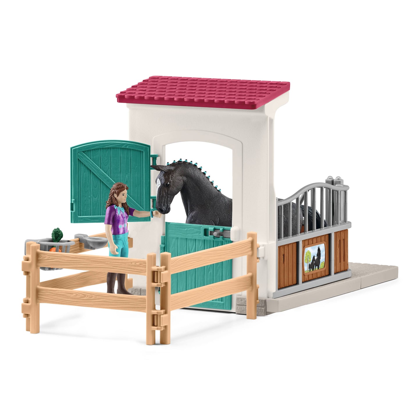 Horse box with Lisa & Storm Playset with Horse and Rider